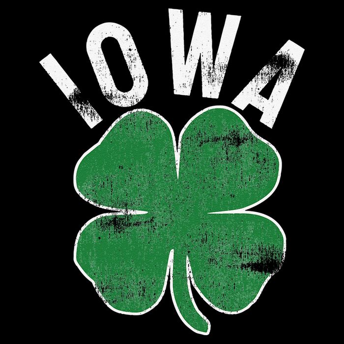 St Patrick's Day Shamrock Iowa Irish Saint Paddy's Gift 16 in Basic Backpack