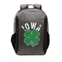 St Patrick's Day Shamrock Iowa Irish Saint Paddy's Gift Vector Backpack