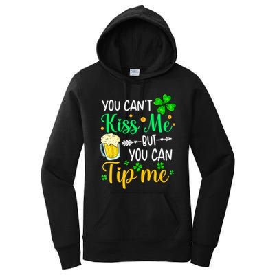 St Patrick's Day Lucky Shamrock Waitress Bartender Waiter Great Gift Women's Pullover Hoodie