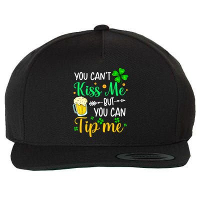 St Patrick's Day Lucky Shamrock Waitress Bartender Waiter Great Gift Wool Snapback Cap