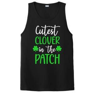 St Patricks Day Cutest Clover In The Patch Cool Gift PosiCharge Competitor Tank