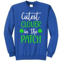 St Patricks Day Cutest Clover In The Patch Cool Gift Sweatshirt