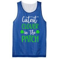 St Patricks Day Cutest Clover In The Patch Cool Gift Mesh Reversible Basketball Jersey Tank