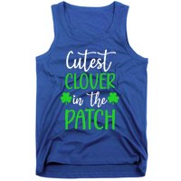 St Patricks Day Cutest Clover In The Patch Cool Gift Tank Top