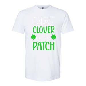 St Patricks Day Cutest Clover In The Patch Cool Gift Softstyle CVC T-Shirt