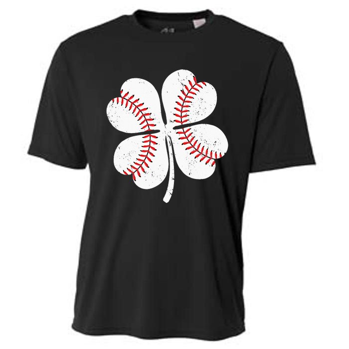 St Patricks Day Shamrock Baseball Saint Paddy's Cooling Performance Crew T-Shirt