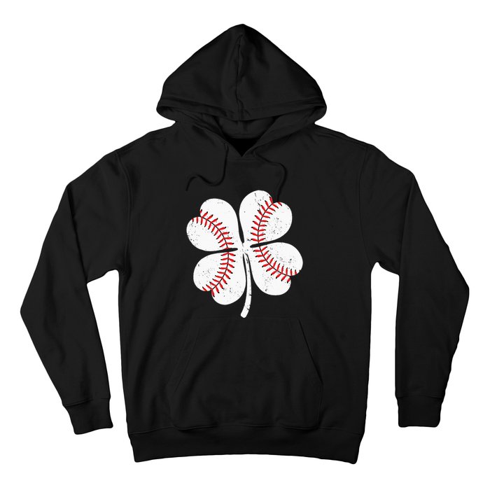 St Patricks Day Shamrock Baseball Saint Paddy's Hoodie