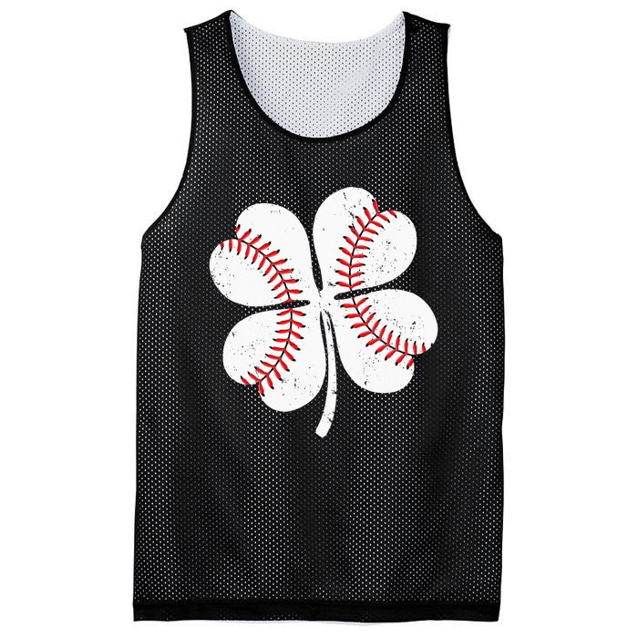 St Patricks Day Shamrock Baseball Saint Paddy's Mesh Reversible Basketball Jersey Tank