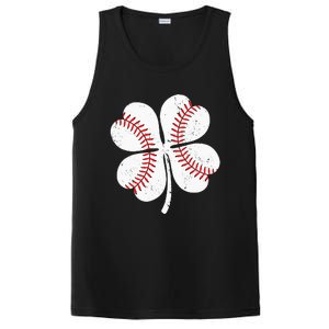 St Patricks Day Shamrock Baseball Saint Paddy's PosiCharge Competitor Tank