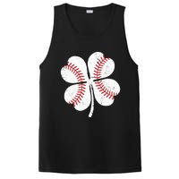 St Patricks Day Shamrock Baseball Saint Paddy's PosiCharge Competitor Tank