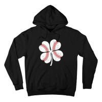 St Patricks Day Shamrock Baseball Saint Paddy's Tall Hoodie