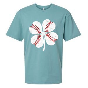 St Patricks Day Shamrock Baseball Saint Paddy's Sueded Cloud Jersey T-Shirt