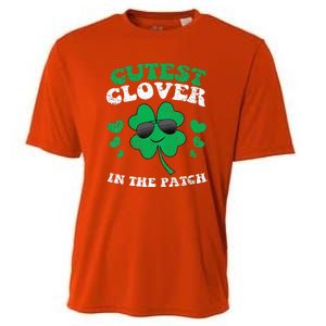 St Patricks Day Cutest Clover In The Patch Cooling Performance Crew T-Shirt