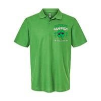 St Patricks Day Cutest Clover In The Patch Softstyle Adult Sport Polo