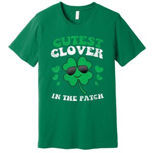 St Patricks Day Cutest Clover In The Patch Premium T-Shirt