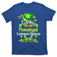 St Patrick's Day Paralegal Costume I'm A Lucky Leprechaun Funny Gift T-Shirt