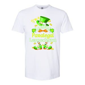 St Patrick's Day Paralegal Costume I'm A Lucky Leprechaun Funny Gift Softstyle CVC T-Shirt