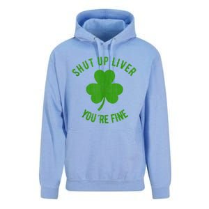 St Patricks Day Shamrock Lover Beer Drinking Shut Up Liver Youre Fine Gift Unisex Surf Hoodie