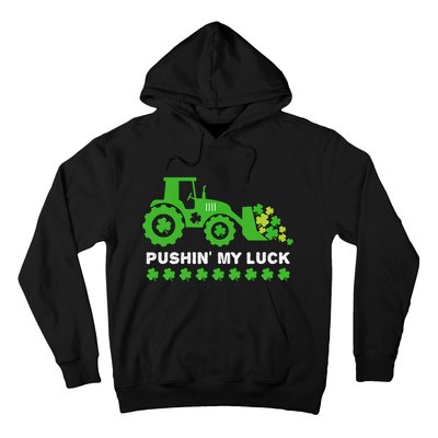 St Patrick's Day Pushing My Luck Monster Truck Hoodie