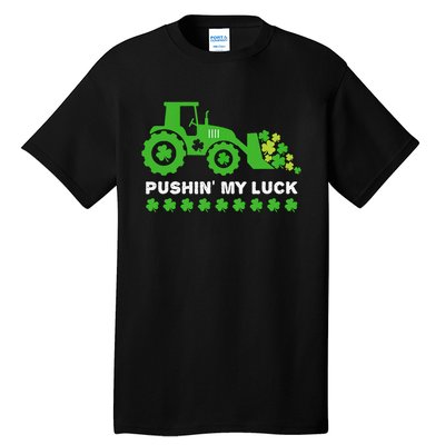 St Patrick's Day Pushing My Luck Monster Truck Tall T-Shirt