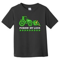 St Patrick's Day Pushing My Luck Monster Truck Toddler T-Shirt