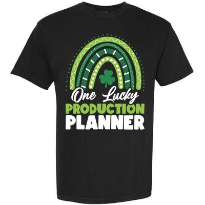 St Patricks Day One Lucky Production Planner Funny Gift Garment-Dyed Heavyweight T-Shirt