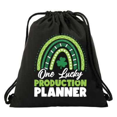 St Patricks Day One Lucky Production Planner Funny Gift Drawstring Bag