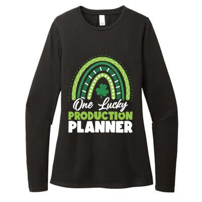 St Patricks Day One Lucky Production Planner Funny Gift Womens CVC Long Sleeve Shirt