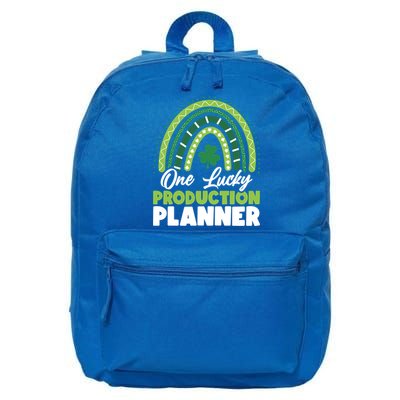 St Patricks Day One Lucky Production Planner Funny Gift 16 in Basic Backpack