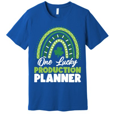 St Patricks Day One Lucky Production Planner Funny Gift Premium T-Shirt