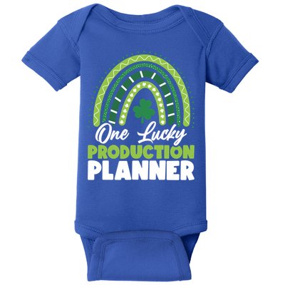 St Patricks Day One Lucky Production Planner Funny Gift Baby Bodysuit