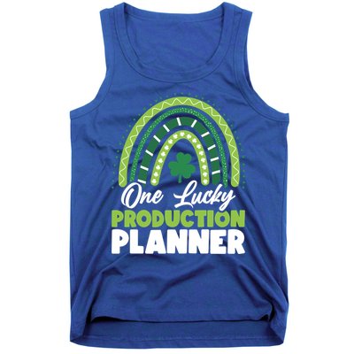 St Patricks Day One Lucky Production Planner Funny Gift Tank Top