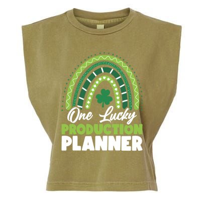 St Patricks Day One Lucky Production Planner Funny Gift Garment-Dyed Women's Muscle Tee