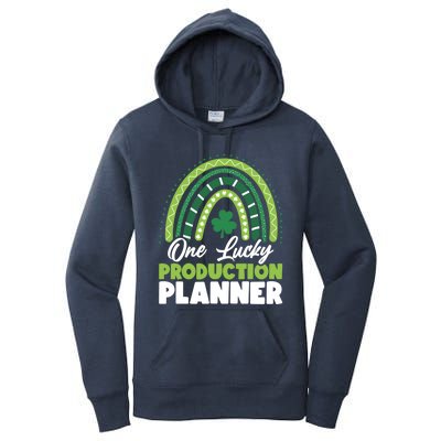 St Patricks Day One Lucky Production Planner Funny Gift Women's Pullover Hoodie