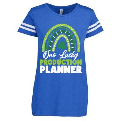 St Patricks Day One Lucky Production Planner Funny Gift Enza Ladies Jersey Football T-Shirt