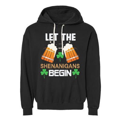 St Patricks Day Garment-Dyed Fleece Hoodie