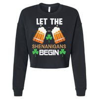 St Patricks Day Cropped Pullover Crew