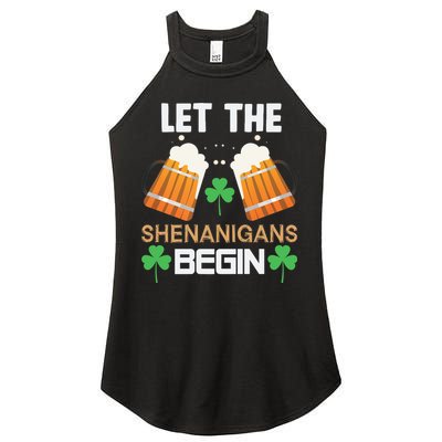 St Patricks Day Women's Perfect Tri Rocker Tank