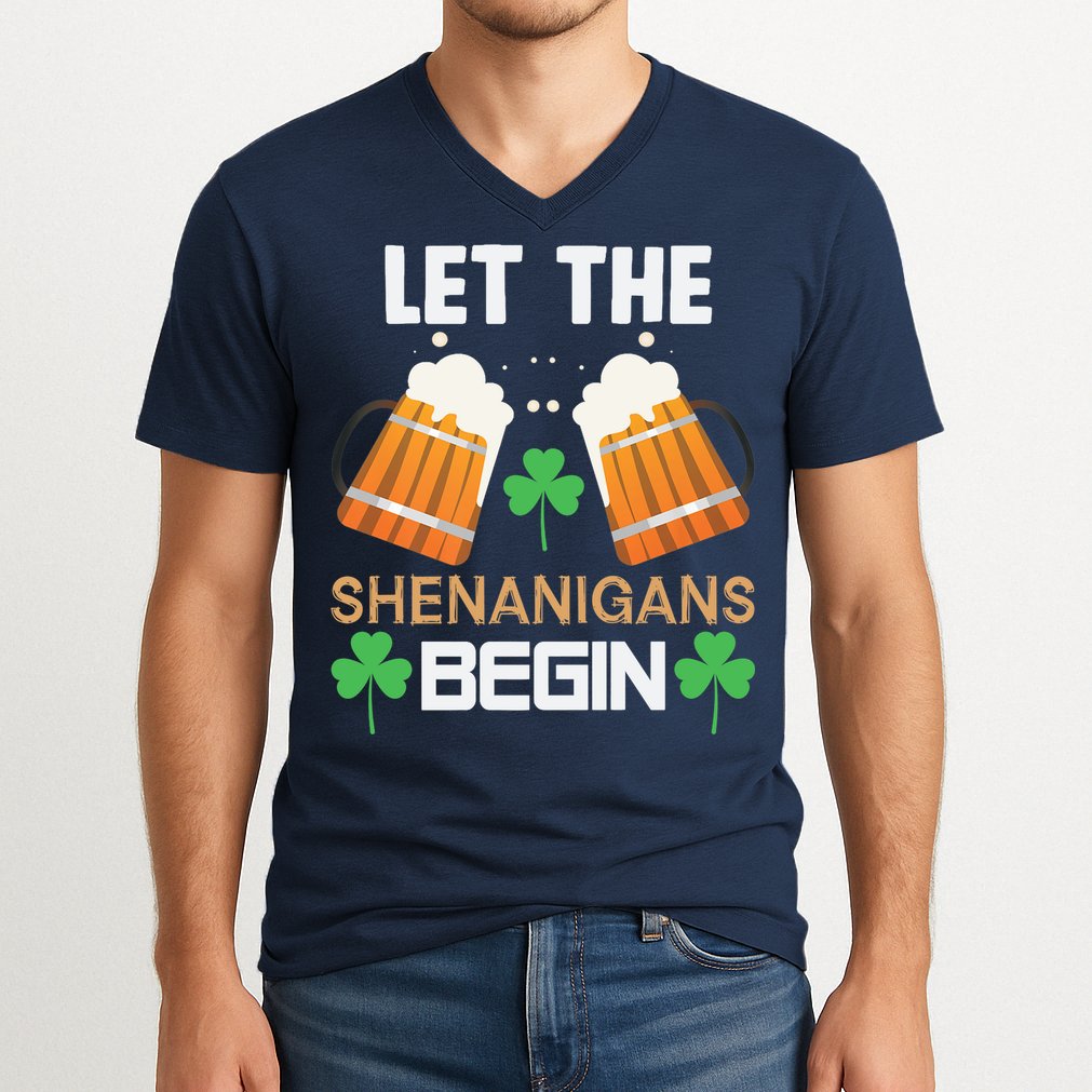 St Patricks Day V-Neck T-Shirt