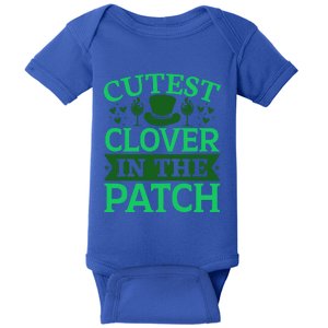 St Patricks Day Cutest Clover In The Patch Gift Baby Bodysuit