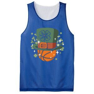 St Patricks Day Shamrock Irish Leprechaun Basketball Gift Mesh Reversible Basketball Jersey Tank