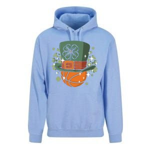 St Patricks Day Shamrock Irish Leprechaun Basketball Gift Unisex Surf Hoodie