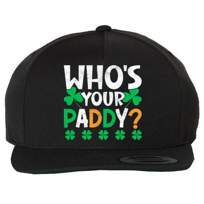 St Patricks Day Wool Snapback Cap