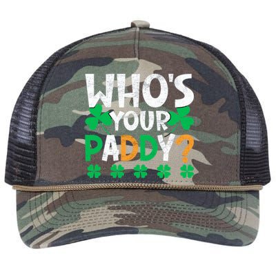 St Patricks Day Retro Rope Trucker Hat Cap