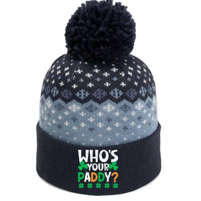 St Patricks Day The Baniff Cuffed Pom Beanie