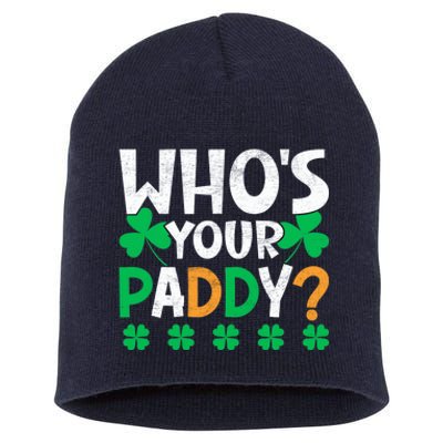 St Patricks Day Short Acrylic Beanie