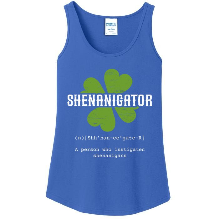 St Patricks Day Irish Shenanigator Lucky Funny Cloverleaf Gift Ladies Essential Tank