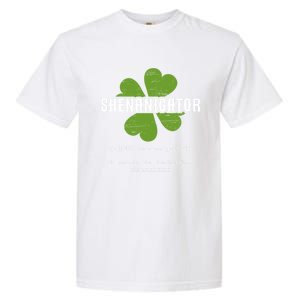 St Patricks Day Irish Shenanigator Lucky Funny Cloverleaf Gift Garment-Dyed Heavyweight T-Shirt