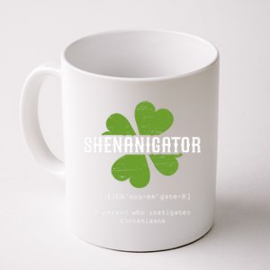 St Patricks Day Irish Shenanigator Lucky Funny Cloverleaf Gift Coffee Mug