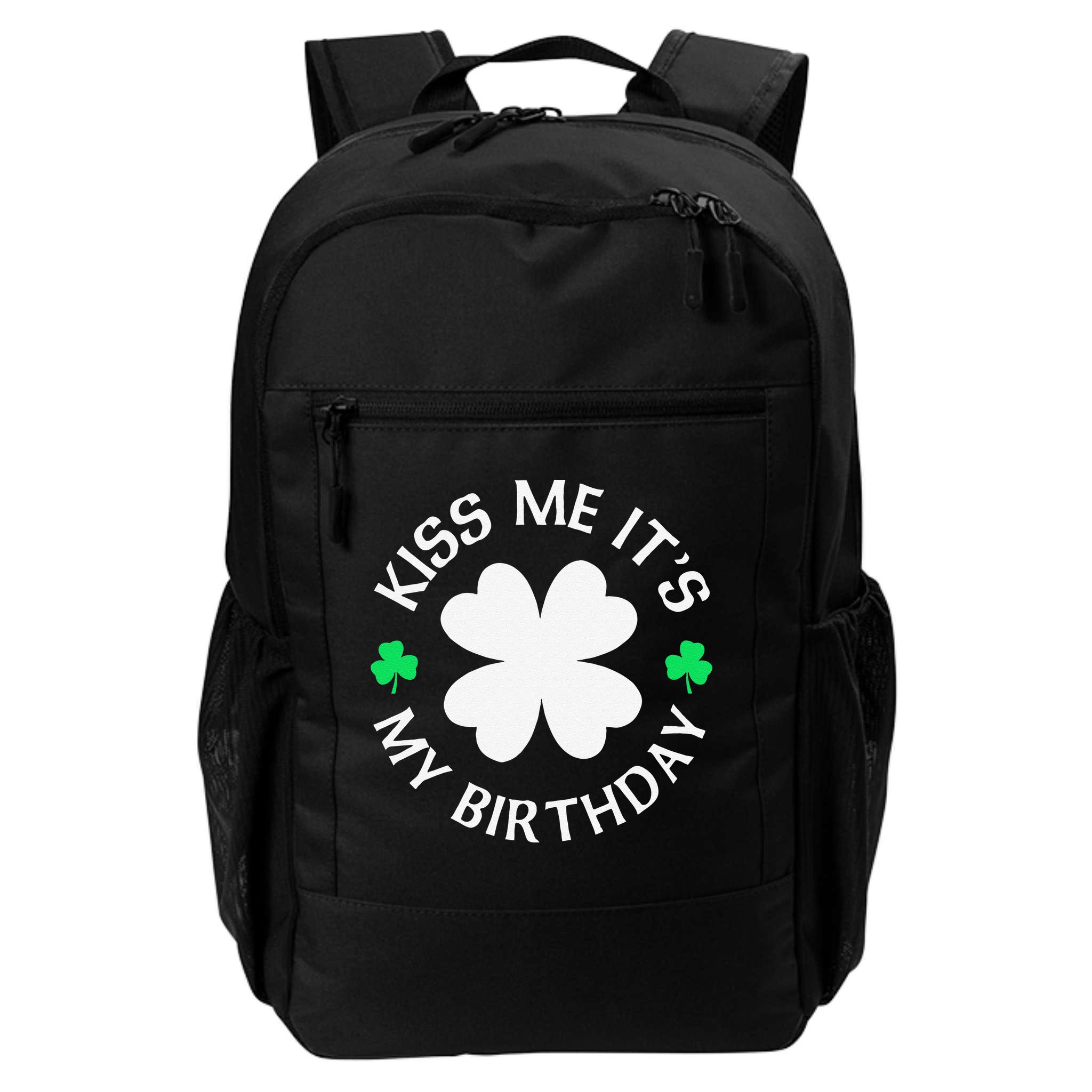 St Patricks Day Kiss Me It's My Birthday Backpack